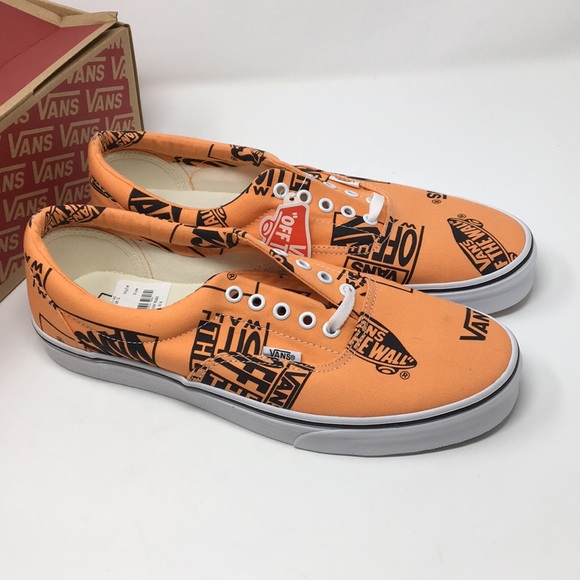 vans era tangerine black